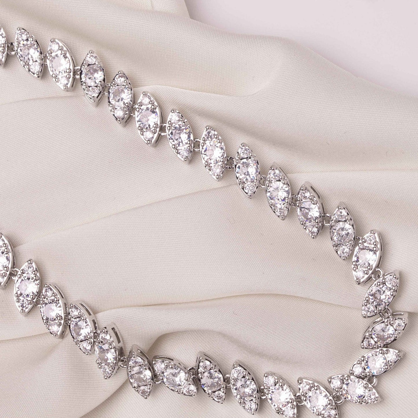 Iris Marquise Collar Crystal Bridal Necklace